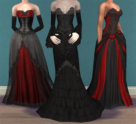 sims 4 vampire dress
